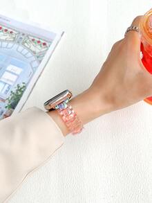 Correa de reloj compatible con Apple Watch holográfico - Rosa - Ver 5