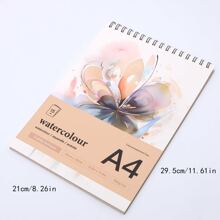 Watercolor Painting Sketchbook For Art Students With Doodle Pattern,180g Back To School,Mother's Day,Mom's Gift,Back To School,School Supplies