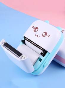 1pc Portable Mini WiFi New Wrong Printer Mobile Phone Photo Title Note Hot Print Pocket Student Error Label Printer - Blue - View 4