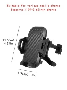 Car Phone Holder - Black - View 7