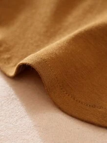 1入組背帶熊設計寵物狗衣服適合春天和秋天 - 棕色 - 查看 4