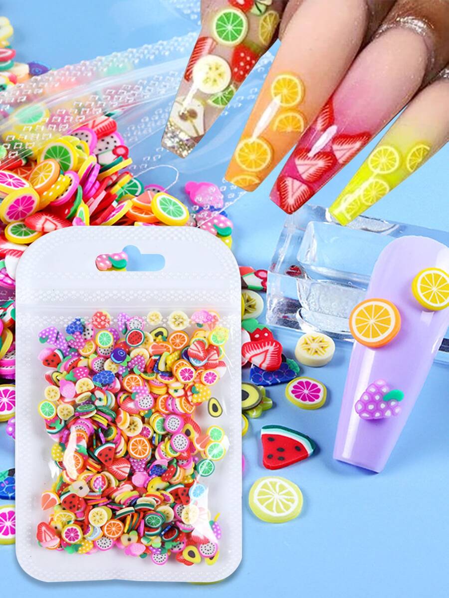 1 gói trang trí móng tay hình trái cây - Nhiều màu - Xem 1