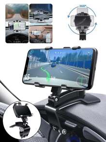 Soporte Porta Celular 360 Base para Celular soporte para carro universal - Negro - Ver 1