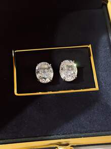 S925 Prata Esterlina Brincos , Leve E Versátil , Enfeitado Com , Desenho Único , Mulheres Brincos