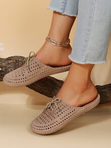 Giày rỗng thời trang nữ thoáng khí - Cà phê nâu - Xem 5