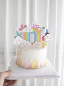 彩虹小氣球蛋糕套裝 - 彩色 - 查看 2