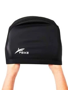 Gorro de natación negro - Negro - Ver 2