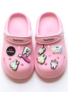 8 piezas con diseño de dibujos animados moda zapato - Multicolor - Ver 1