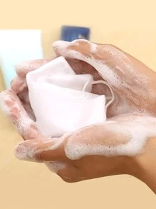 5 risparmiatore di sapone Borsa , Rete schiumogena per sapone perlavaggio del viso in schiuma , risparmiatore di sapone Borsa , Sapone pochette per schiumogeno e essiccazione Sapone bar doccia Sapone Borsa