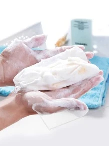 5 risparmiatore di sapone Borsa , Rete schiumogena per sapone perlavaggio del viso in schiuma , risparmiatore di sapone Borsa , Sapone pochette per schiumogeno e essiccazione Sapone bar doccia Sapone Borsa