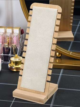 Minimalist Bamboo Wood Necklace Display Stand Jewelry Display Board Jewelry Stand