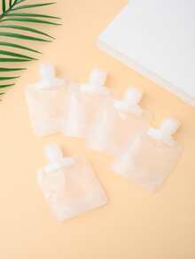 5入組30毫升旅行迷你化妝化妝品面霜罐瓶塑料透明空化妝容器瓶旅行配件 - 無色 - 查看 4