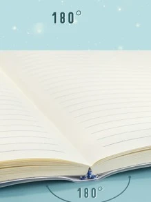 4入組熊和雲朵圖案筆記本 - 彩色 - 查看 2