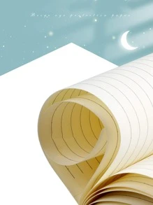 4入組熊和雲朵圖案筆記本 - 彩色 - 查看 6