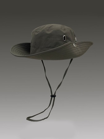 Japanese Style Quick Dry Bucket Hat With Drawstring For Men, Men's Western Cowboy Hat For Outdoor Activities In Summer CasualMen's Sun Hat Summer Hat, Suitable For Summer Outdoor Activities Such As Hiking And Fishing