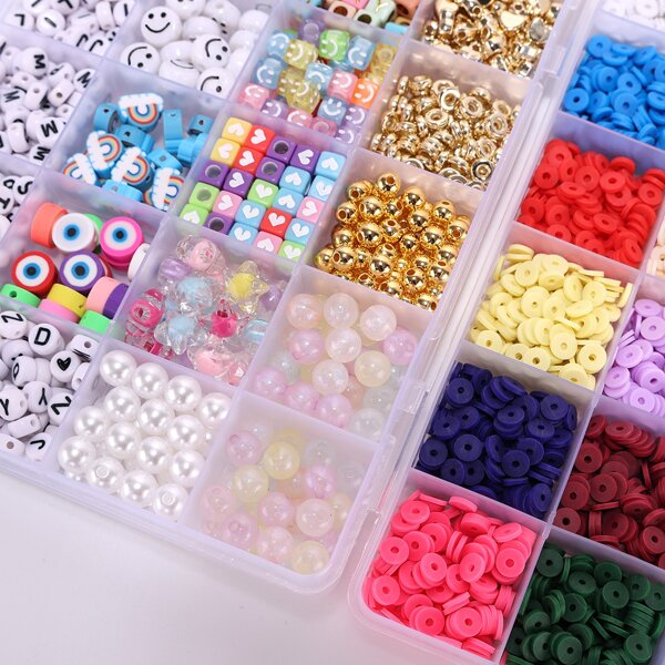 Argila Miçangas Fabricação De Pulseiras Kit , Formal Amizade Apartamento Polímero Miçangas