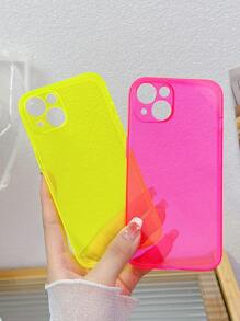 Apple Hot Pink Basic Phone Cases 2pcs Neon Pink Phone Case