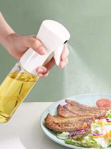 1pc 200ML Clear Plastic Oil Sprayer - Black - View 3