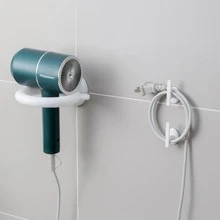 1 Set 8 Stücke abnehmbar Kabel Management Clips Organizer mit Wand & Decke Kleber Haken - Weiss - Übersicht 9