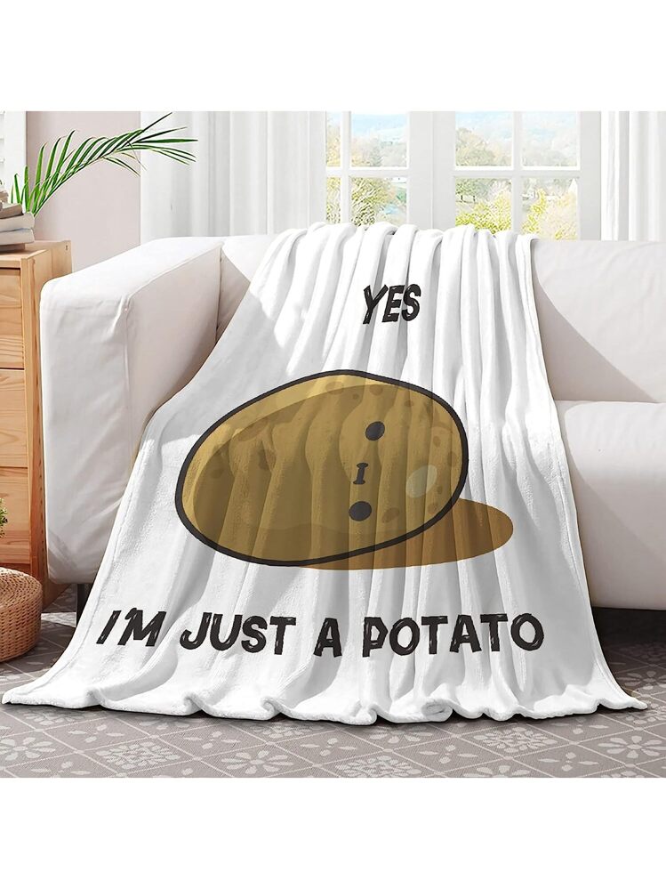 Cute Potato Soft Comfy Flannel Blanket Fluffy Queen Plush Throw Twin Cozy Outdoor Picnic Living Room Travel Couch 60x50in For Teenager - View #10