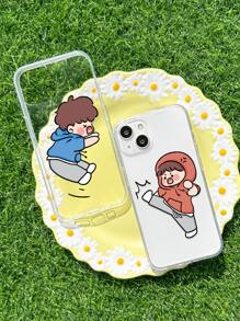 2 Miếng Cặp đôi Đồ họa Hình Làm sạch ốp điện thoại - Nhiều màu - Xem 3