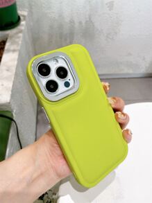 Stoßfeste Handyhülle Mit Galvanisiertem Metallrahmen - Grün - Übersicht 2