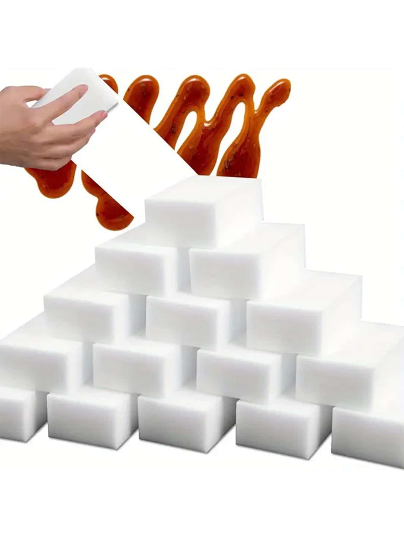 30 pezzi Spugna per pulizia , melamina Schiuma multifunzionale Tampone per la pulizia , nano pulizia cucina Spugna , Spugna per piatti , potente pulizia