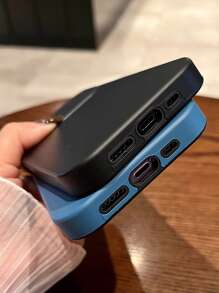 Funda de móvil liso con cubierta de cámara - Blanco - Ver 6