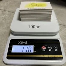 Thank You Gift Card Packaging English Card Business Thank You Card 5x9cm Universal Gift Card Packaging English Card 50/100pcs Green - Green - View 8