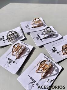 夏季女性時尚髮夾,休閒禮品 - 彩色 - 查看 3