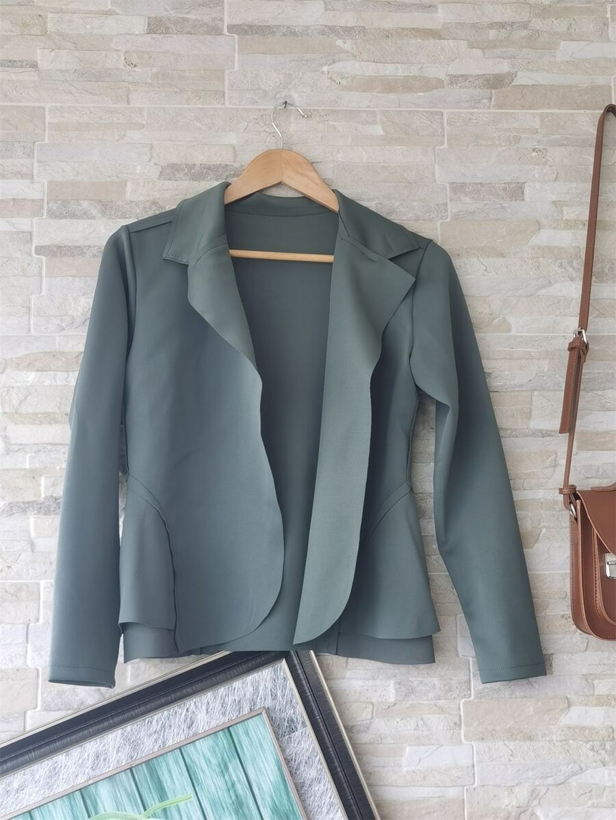 Women Blazers - Army Green - View 1