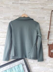 Women Blazers - Army Green - View 2