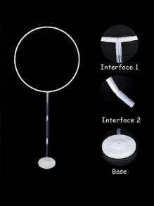 1PC Balloon Holder Set Party Decoration Simple Round Balloon Holder - White - View 3