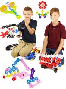 300片圆形马赛克套装创意拼图积木玩具房间装饰圣诞礼物彩色积木彩色积木 - 彩色 - 查看 5