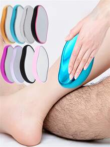 Dispositivo de eliminación del vello con esmerilado de vidrio nano, herramienta exfoliante física creativa, inofensiva para la piel, productos y accesorios para el cabello para barbería, salón de belleza, artículos esenciales de viaje