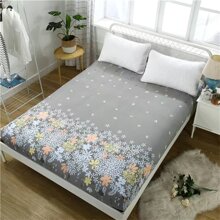 Floral Bedding Set 3pcs - 1 Fitted Sheet & 2 Pillowcases - Multicolor - View 3