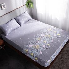 Floral Bedding Set 3pcs - 1 Fitted Sheet & 2 Pillowcases - Multicolor - View 4