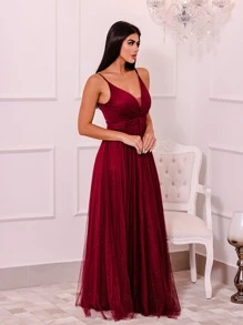 Grife Velasco Women Party Dresses - Burgundy - View 6