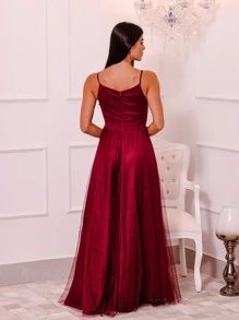 Grife Velasco Women Party Dresses - Burgundy - View 3