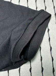Men Polo Shirts - Black - View 5