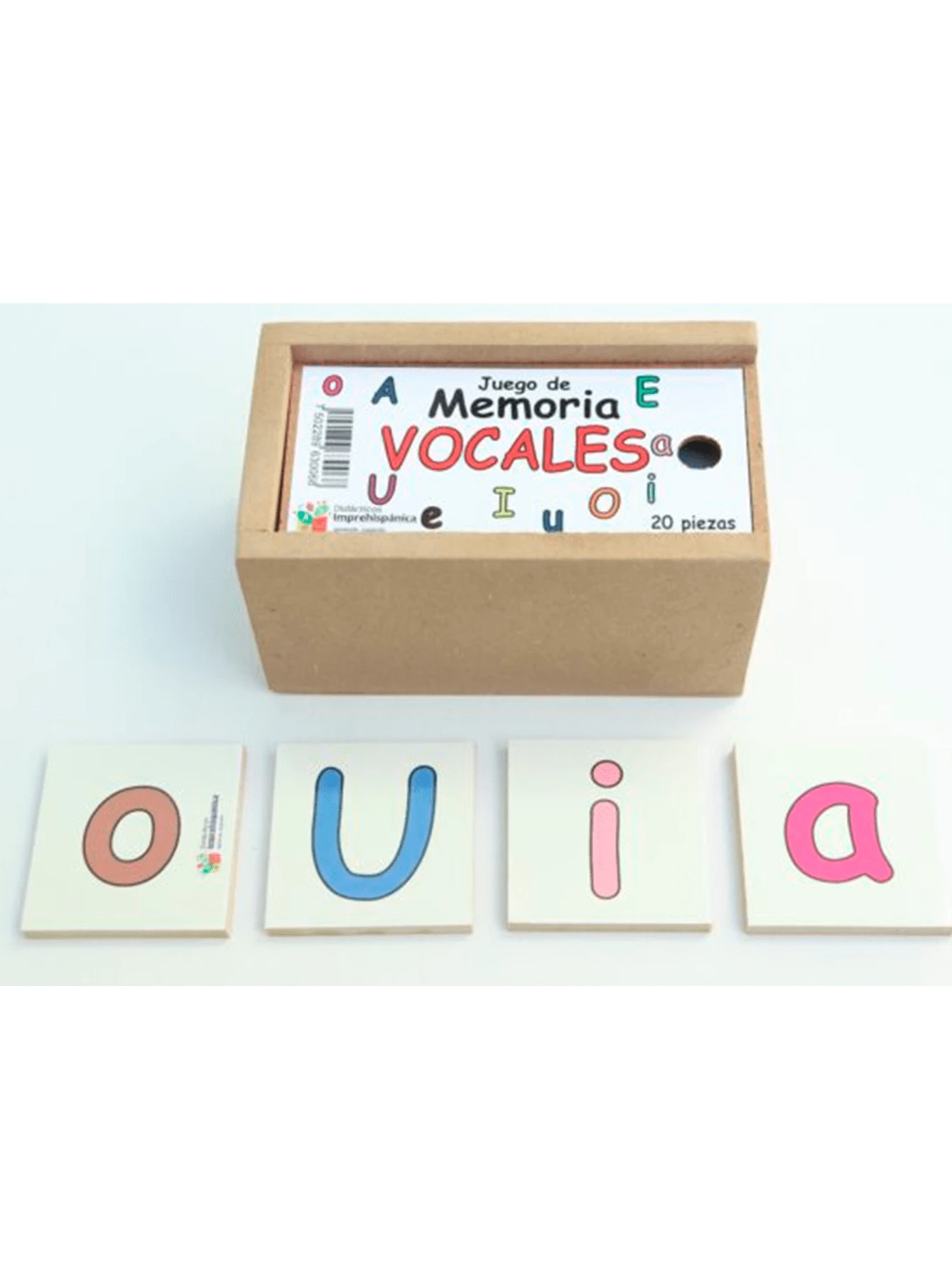Memoria de Vocales - Multicolor - Ver 1