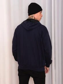 Men Sweatshirts - 藍色 - 查看 3