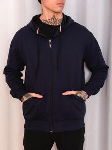 Men Sweatshirts - 藍色 - 查看 4