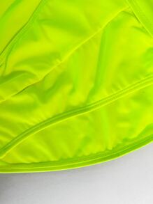 Hombres Calzoncillo de natación vinculado con aro - Verde Lima - Ver 4