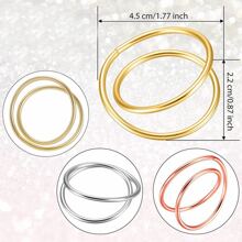 6pcs Double Ring Napkin Rings