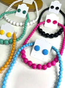 Necklace Sets - Đầy màu sắc - Xem 2