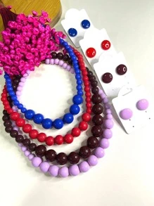Necklace Sets - Đầy màu sắc - Xem 3