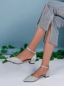 Giày bệt Nữ - Bạc - Xem 1