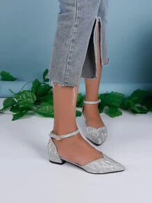Giày bệt Nữ - Bạc - Xem 3