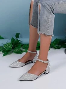 Giày bệt Nữ - Bạc - Xem 6